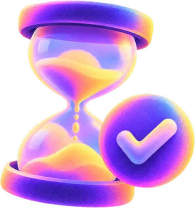 Hourglass with an approved seal